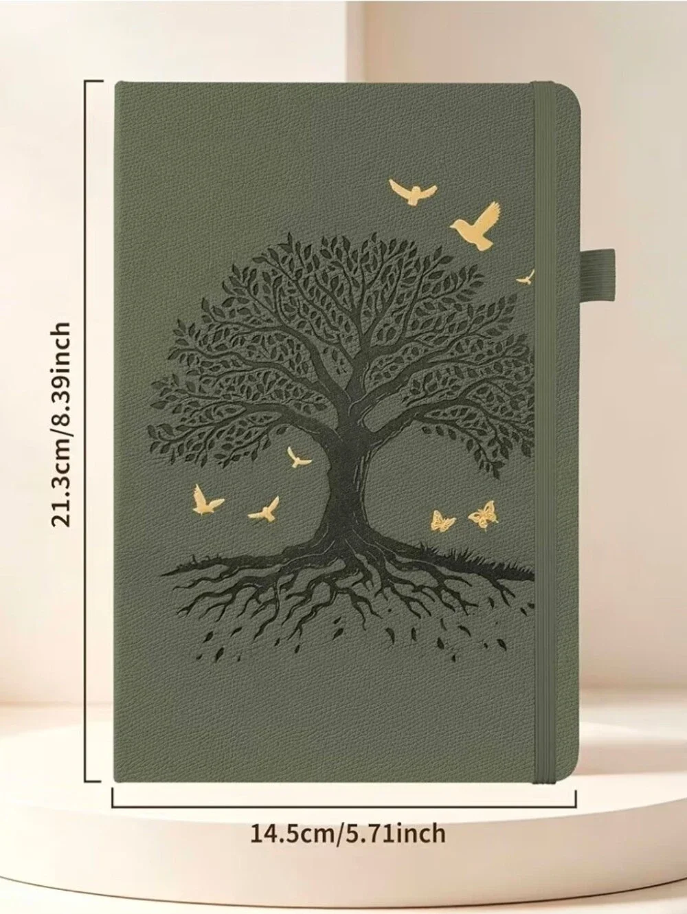Green Embossed Tree of Life Journal | NEW WITH TAGS |